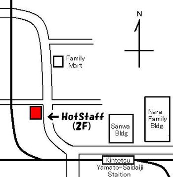 Hotstaff Bar Map, Saidaiji, Nara
