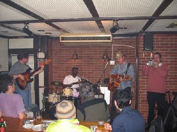 March 25th 2006, at Hotstaff, Gale Barchus on bass, Larry Ransome on drums and Christopher fryman on trumpet did a guest show with Roman.  Hopefully some of them will become regulars.
