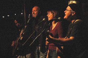 "Neilfest" at Dizzy's in San Diego. Peggy with Peter Bolland, Joe Rathburn & John Katchur
