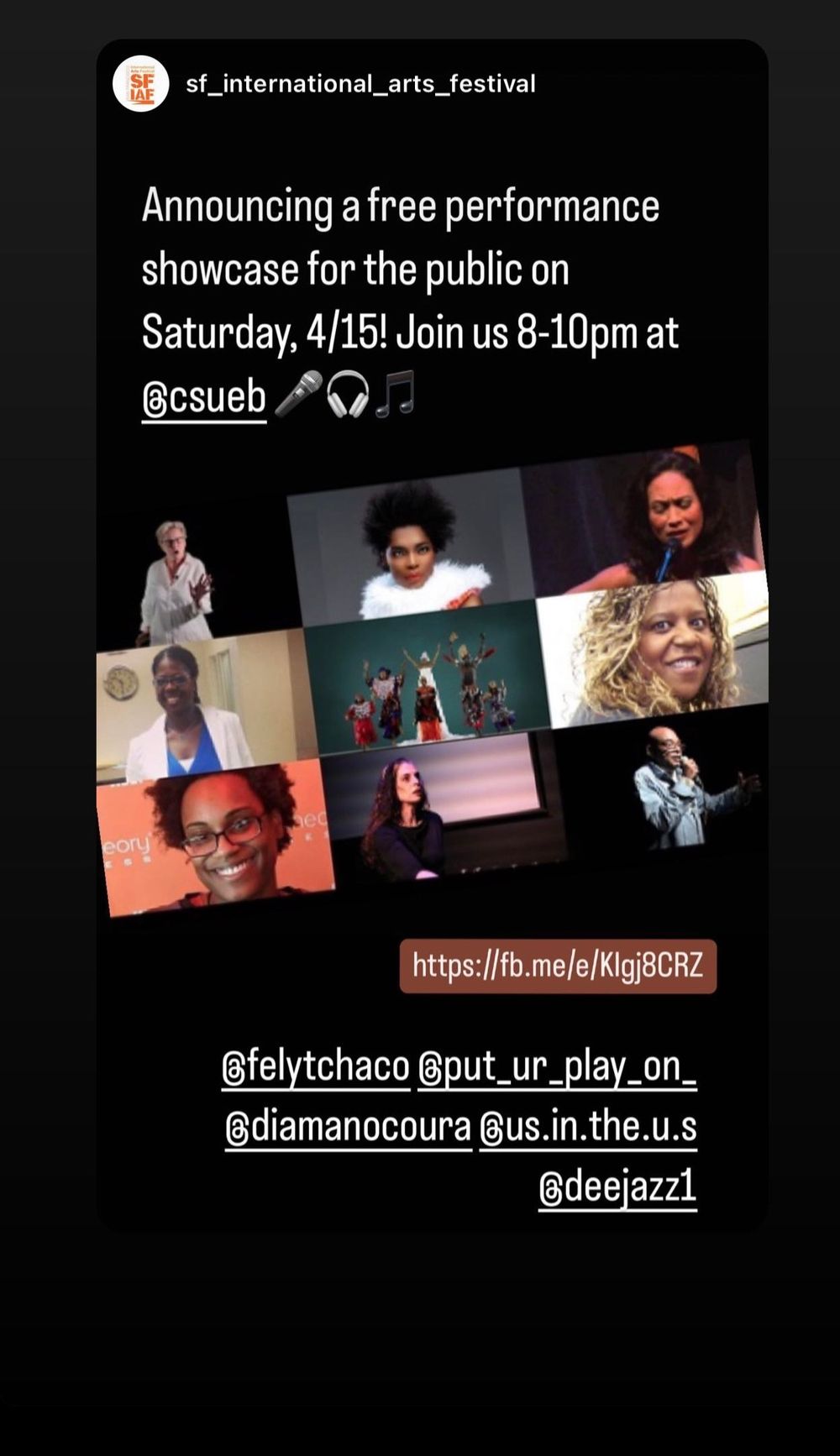 I'll perform a quick sample of my June 19 show at 8pm sharp in PE 140 on the campus of CSU East Bay!  See you then!