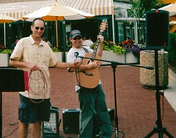 Andy & Mike Travers, Inner Harbor, Baltimore, Md.
