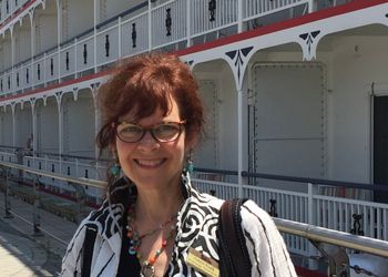 In New Orleans, boarding the American Heritage
