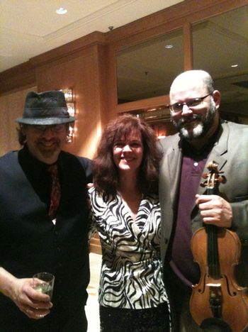 With Gary Raynor and Richard Kriehn after Prairie Home Companion. So much fun to play with them!
