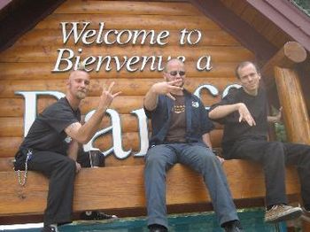 In Banff, Alberta... representing the W E M (west edmonton mall), with Brad & Jon
