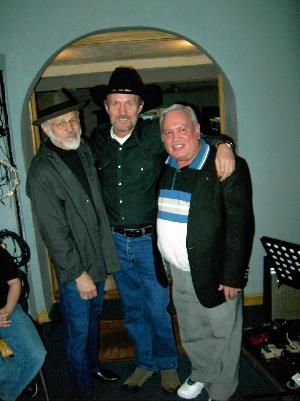 (L to R) Buddy Spicher, Hermann Lammers Meyer, Lynn Beckman at Buddy's Fiddle House Studio, Nashville, TN. During Hermann's Recording Session  -- Feb. 23, 2006.
