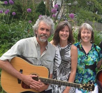Trio at the Portsmouth Pocket Garden
