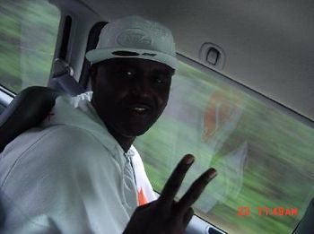 CHOSAN ON HIS WAY TO ATLANTIC CITY VIDEO SHOOT
