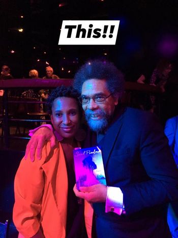 me w/ Dr Cornell West @ Resistance Mic
