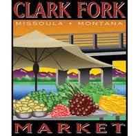 Larry Hirshberg Markets The Intangibles at The Clark Fork Market.