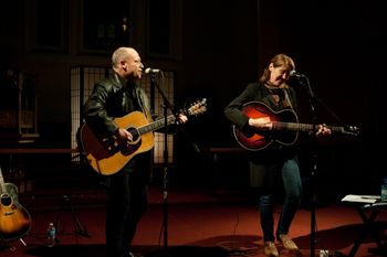 Photo by Irene Hahm live with Diana Jones at the christopher street coffeehouse
