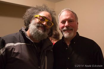 Vance Gilbert and yours truly backstage at the Regent Theater Arlington, MA
