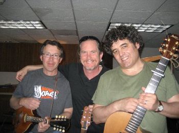 Greg Krueger on mandolin, Earl and David
