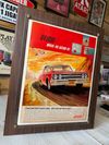 1964 Oldsmobile Jetstar 1 Color Magazine Ad Professional Walnut Mounting