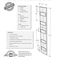 Porch Welcome Sign Downloadable Plans
