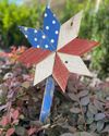 Mini Wooden Flag Garden Stake