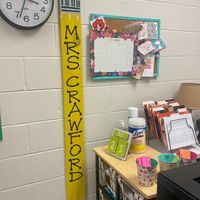 Personalized Teacher Pencil Sign Large