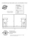 Cornhole Board Leg Assembly Jig