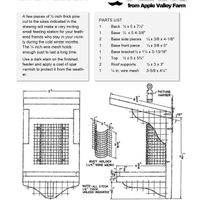 Simple Bird Feeder Downloadable Plans