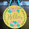 Hellur Round Handpainted Wood Door Hanger Sign from Madea Movie