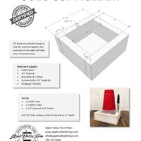 Solo Cup Holder Downloadable Plans