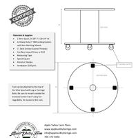 Wire Spool Tool Stand Downloadable Plans