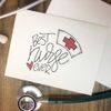 PRINTABLE Best Nurse Ever Greeting Card