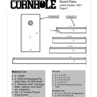 Cornhole Board Downloadable Plans Pro Series