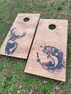 Custom Hand-Painted Cornhole Boards