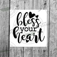 Bless Your Heart Downloadable SVG File