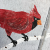 When a Cardinal Appears - Rustic Hand-Painted Sign