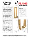 Plywood Sheet Carrier Downloadable Plans