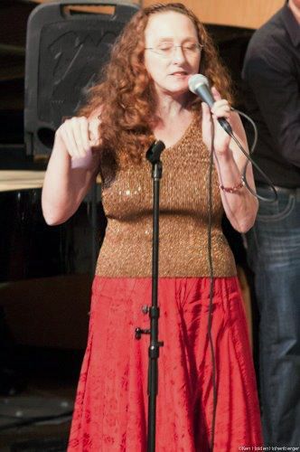 Singing something sultry at the Holyoke Community College jazz faculty showcase (fall 2013)
