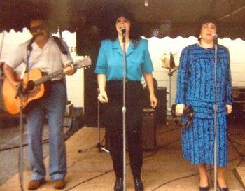 Bill (Byrd) Rhodes, Cathi & Gloria, 1985 or so
