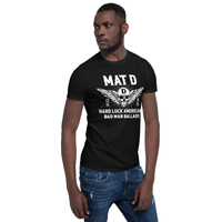  Mat D  Skull & Wings  Unisex T Shirt 