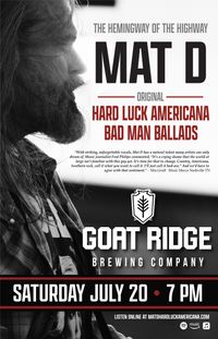 Mat D  solo at Goat Ridge Brewing Co 