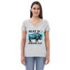 Mat D Jericho Gap The Glory Road  Ladies V Neck 