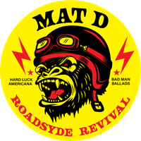 Mat D  Road Monster 3" x 3" sticker  