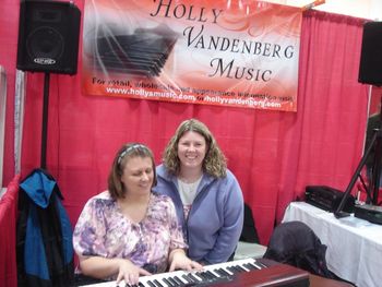Sheri Van Der Brink bought my 2 albums of piano originals.  We met last year at the Sioux Center, IA Craft Expo

