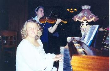 Holly & Diane on New Years Eve at the Calumet Inn
