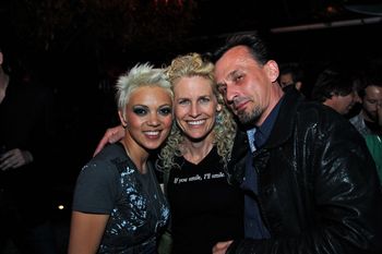 With Robert Knepper, Album Release Party, Les Deux (photo: Juan O'Campo)
