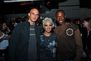 With Kenny Lofton, Album Release Party, Les Deux (photo: Juan O'Campo)
