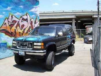 Side of truck at Homeboy Industries
