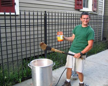 A Clareman and a crawfish boil, New Orleans
