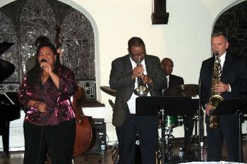 with Odies Williams III (tpt), Andre Beasley (drums) & Sam Burkhardt (tenor)
