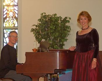 Recital with Curtis Heard at Riviera Methodist Church in Redondo Beach, CA.  October 7, 2007

