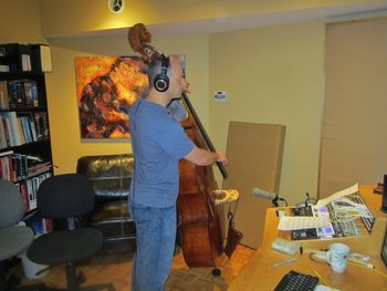 Norm Glaude Recording Bass for "Not What I Thought It Would Be"
