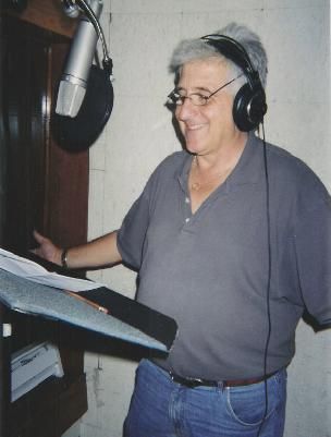 Glenn Drewes recording vocals to Anita's "First Dance."  Nola Studios
