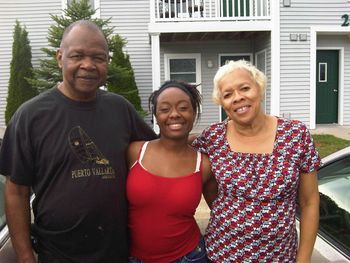 My parents and my daughter
