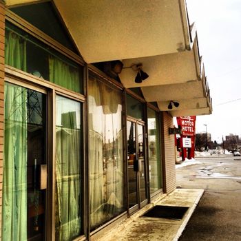 City Motor Hotel In the courtyard of the City Motor Hotel, Hamilton Ontario
