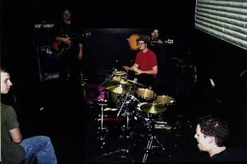 DK and the Mac rehearse at Center Staging, Los Angeles.
